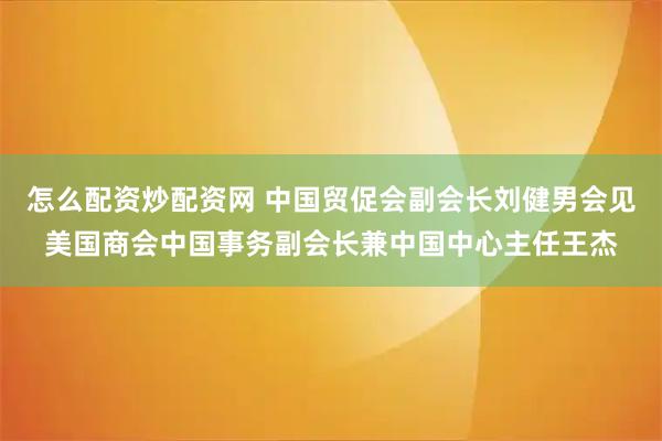 怎么配资炒配资网 中国贸促会副会长刘健男会见美国商会中国事务副会长兼中国中心主任王杰